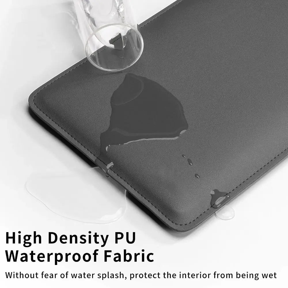 11 13 14 15 inch Laptop Sleeve Case Shockproof Ultra Thin PU Leather Ultrabook Cover Notebook Bag Protective Pouch