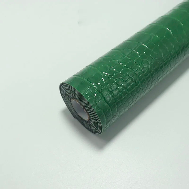 30×135cm Embossed Crocodile Pattern Faux Leather for Decorative Covering Bookbinding Wallet Making Handicrafts DIY Art Projects