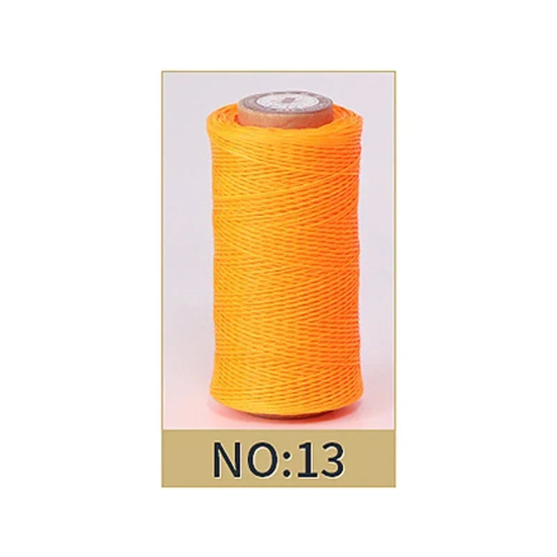 50M 0.8Mm Thickness Waxed Thread For Leather Waxed Cord For Diy Handicraft Tool Hand Stitching Thread Flat Waxed Sewing Line