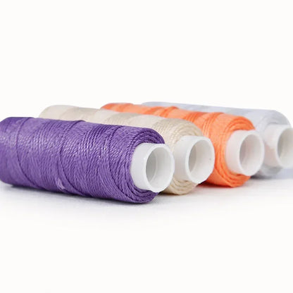 50M 0.8mm Thickness Waxed Thread For Leather Waxed Cord For Diy Handicraft Tool Hand Stitching Thread Flat Waxed Sewing Line