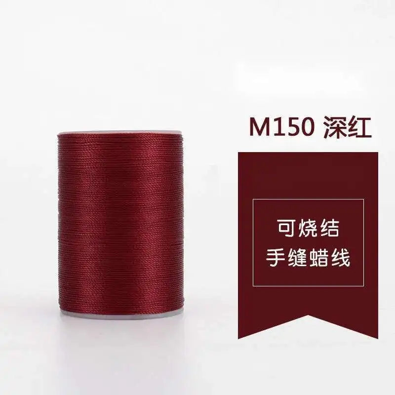 Hand High Quality Durable 0.35/0.45/0.55mm Leather Waxed Flat Wax Thread Cord For DIY Handicraft Tool Stitching Thread