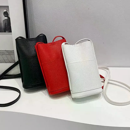 Women Handbags PU Leather Hasp Shoulder Bags Large Capacity Crossbody Bags For Female Solid Flap Portable Phone Purse