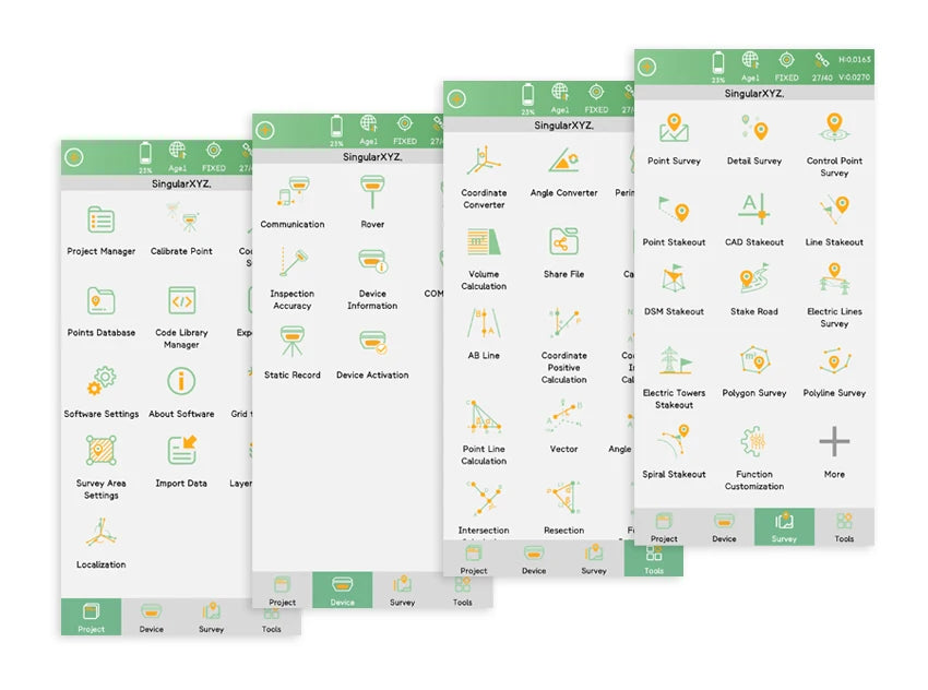 SingularXYZ Singularpad Software - Android software, measurement tool