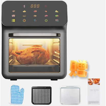 DIVEDEER new 10L multifunction oven intelligent air fryer household multi-layer baking electric oven