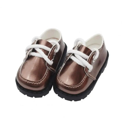 Accessories PU Leather PU Leather Shoes Lightweight Shoes Miniature Shoes 1 Pair Mini Dress Up Shoes Gifts