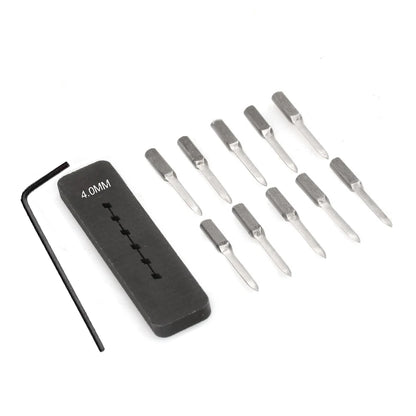 Leather Punch Tool Sharp Head Replaceable Pricking Iron Removable Round Hole Punch DIY Leather Craft Chisel 4 Size Available