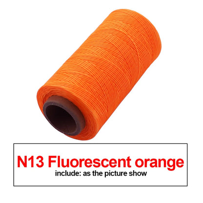 260M 150D Thickness Waxed Thread For Leather Waxed Cord For Diy Handicraft Tool Hand Stitching Thread Flat Waxed Sewing Line