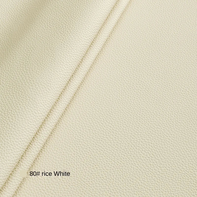 Litchi Textured PU Leather Fabric Thickened for Sofa Car Seats Designer Handmade Diy Sewing Material Cloth By The Meter