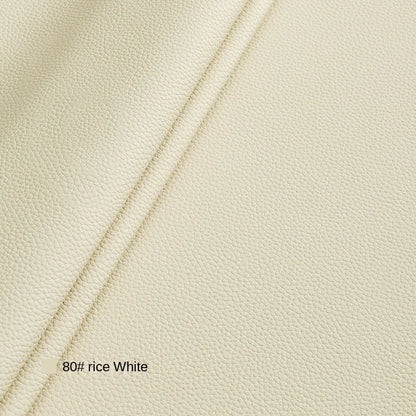 Litchi Textured PU Leather Fabric Thickened for Sofa Car Seats Designer Handmade Diy Sewing Material Cloth By The Meter