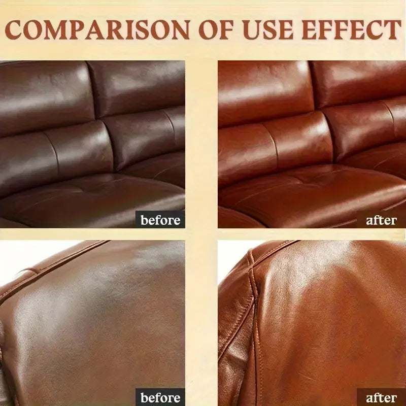 Farienne 32G Leather Renovation Cream: Leather Restoration Polish to Restore Natural Luster for Sofas Bags Car Seats