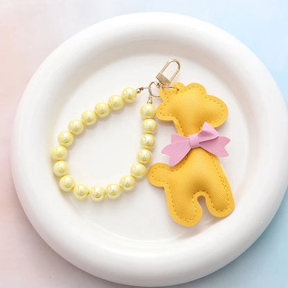 Leather Star Maillard Bag Pendant Bag Hanger Car Keychain Jewelry Gift Decoration Accessories