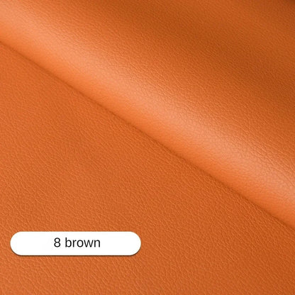 Litchi Pattern Leather Fabric Upholstery Per Meter for Car Interior Bag Chairs Diy Sewing Waterproof Wearable Soft Cloth Plain