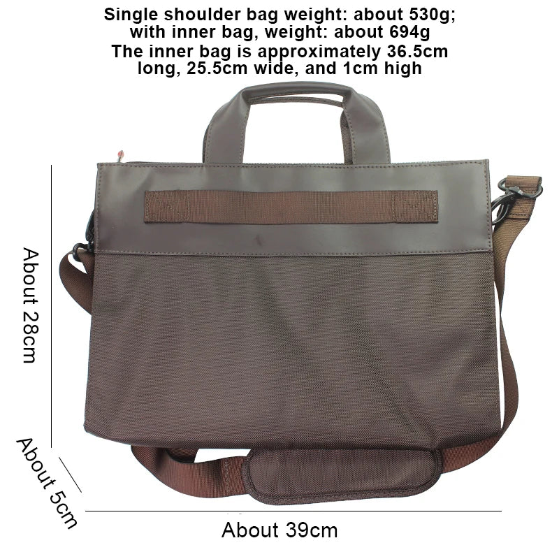 Laptop Bag Lenovo Laptop Bag 4X41C71240 ThinkPad Elite Shoulder Bag Set Brown Business Laptop Bag for MacBook Air Pro 13 14 15.6inch