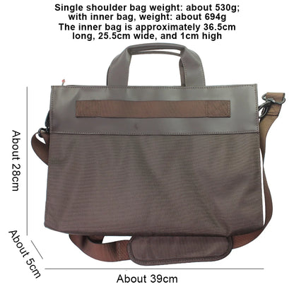 Laptop Bag Lenovo Laptop Bag 4X41C71240 ThinkPad Elite Shoulder Bag Set Brown Business Laptop Bag for MacBook Air Pro 13 14 15.6inch