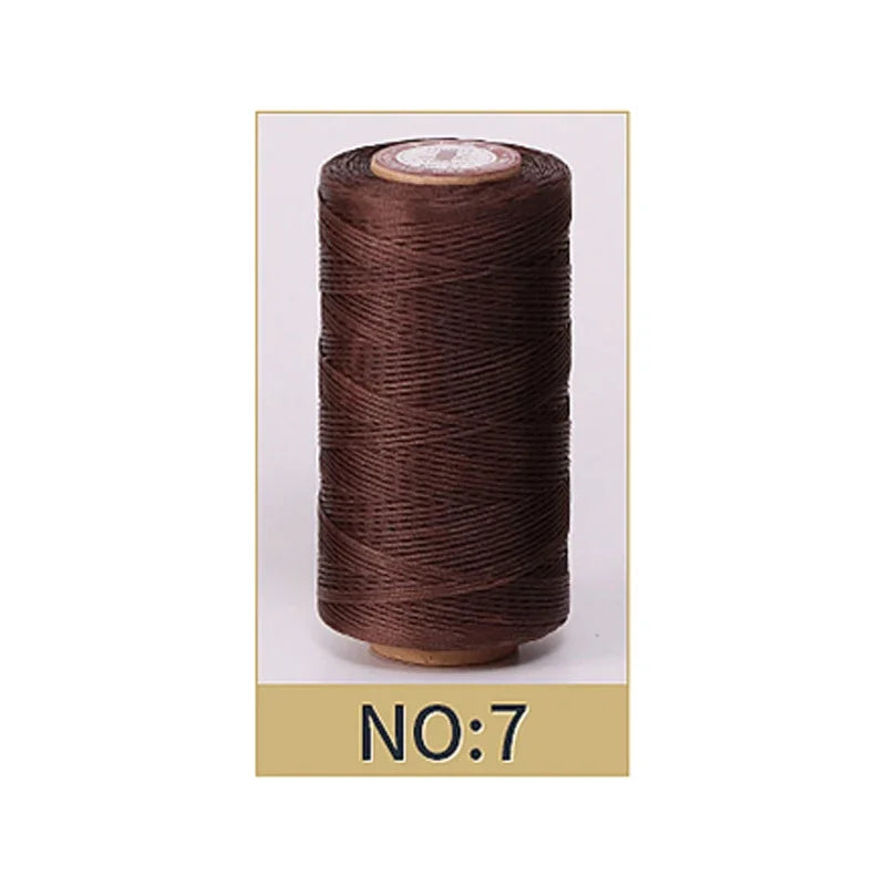 50M 0.8mm Thickness Waxed Thread For Leather Waxed Cord For Diy Handicraft Tool Hand Stitching Thread Flat Waxed Sewing Line