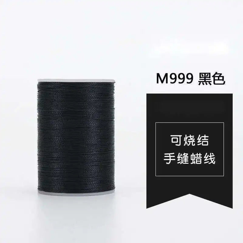 Hand High Quality Durable 0.35/0.45/0.55mm Leather Waxed Flat Wax Thread Cord For DIY Handicraft Tool Stitching Thread