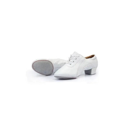 Leather Sports Shoes Perform Latin Dance Shoes For Men Bottom Female Ballroom Dancing Shoes Children Adult Ventilation Sneakers