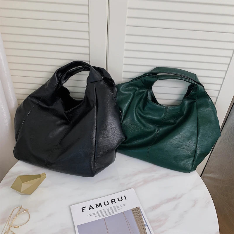 Fashion Women Handbags Female Large Shoulder Bags For Travel Weekend Shopping Feminine Bolsas Soft Leather White Messenger bag