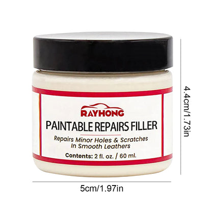 60/20ml Leather Repair Filling Paste Compound Leather Restoration Cream Car Leather Car Repair Scratches Cracks Sofa Auto Seat
