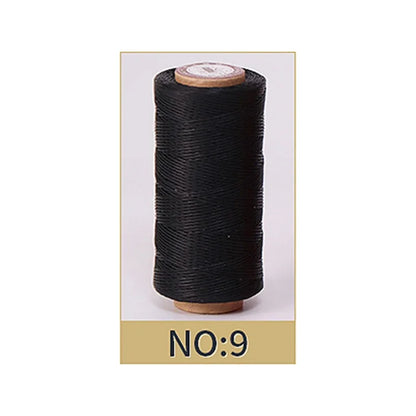 50M 0.8mm Thickness Waxed Thread For Leather Waxed Cord For Diy Handicraft Tool Hand Stitching Thread Flat Waxed Sewing Line