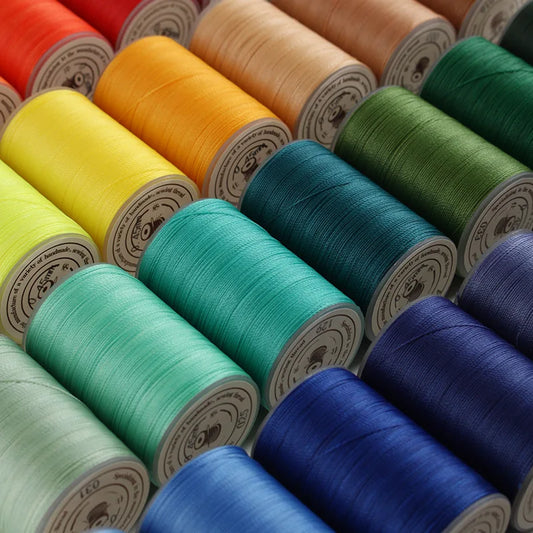 Round Leather Sewing Wax Thread Cord Handwork Knitting Craft Wax Thread for Leather DIY Project Necklace Bracelet Round 40Colors