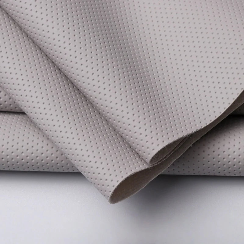 Not Stick Perforated Holes Leather Fabric Faux Leather Fabric for Furniture Couch Car Seat Office Chairs Sofa Repair Refurbished