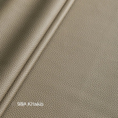 Litchi Textured PU Leather Fabric Thickened for Sofa Car Seats Designer Handmade Diy Sewing Material Cloth By The Meter