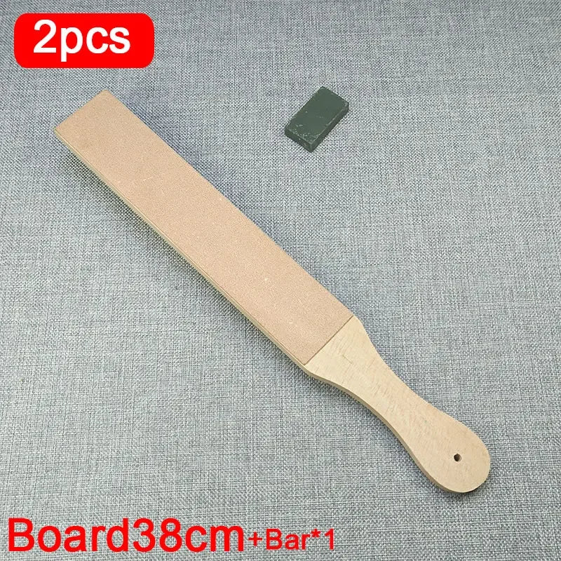 Leather for Knife Sharpening with Polishing Compound - Double Sided Stropping Leather : Knife for Wood Carving and Woodworking.