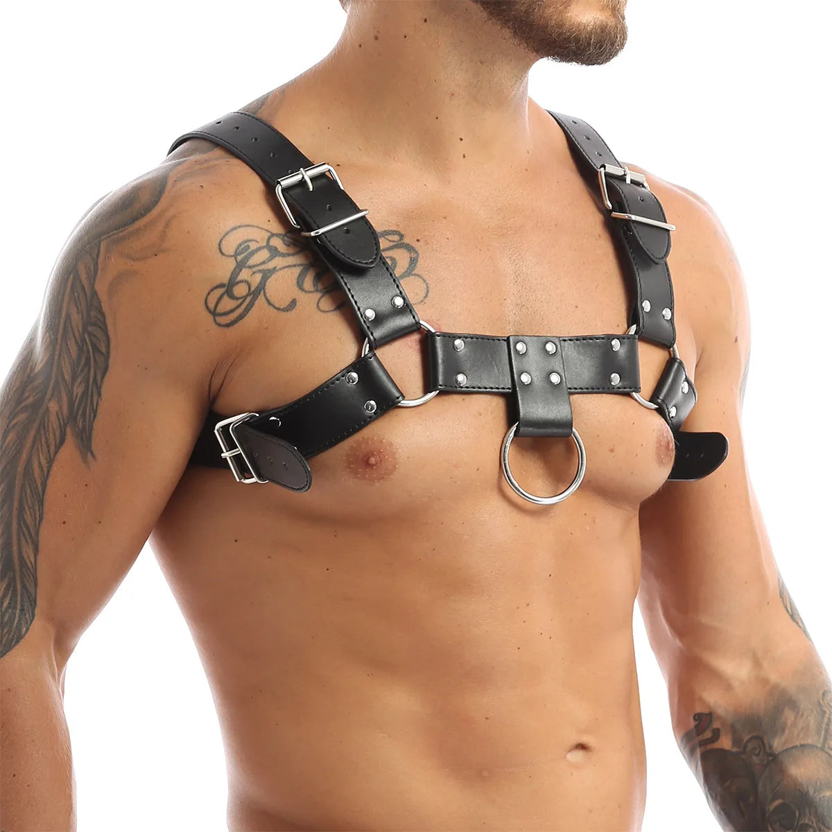 Men's Leather Straps Adjustable for Daily BDSM Accessories Sexy and Charming Clothing Accessories Holiday Party Matching