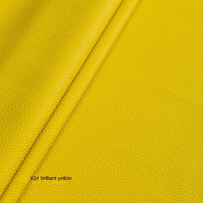 Litchi Textured PU Leather Fabric Thickened for Sofa Car Seats Designer Handmade Diy Sewing Material Cloth By The Meter