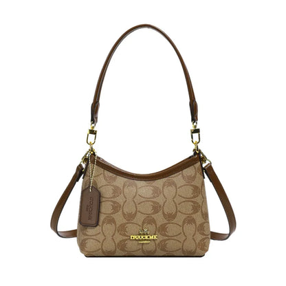 Women High End Designer Leather Underarm Shoulder Bag Classic Vintage Ladies Crossbody Handbag Elegant Multi-use Messenger Shoul