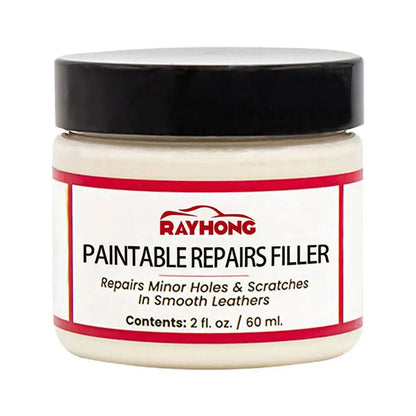 60/50/70g Leather Repair Filling Paste Compound Leather Restoration Cream Auto Leather Car Repair Scratches Cracks Sofa Car Seat