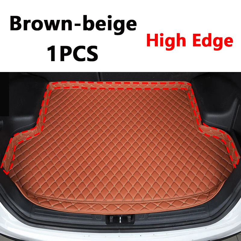 For MG HS EHS MK2 2024 2025 2026 Leather Car Trunk Mat Anti-dirty Cargo Storage Pad Cushion Boot Carpet Car Interior Accessories