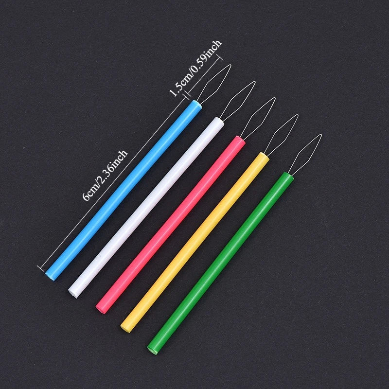 5/10pcs Colorful Threaders - Threading Tool, DIY Sewing Accessories, Easy Needle Threader for Beading and Elderly Assistance