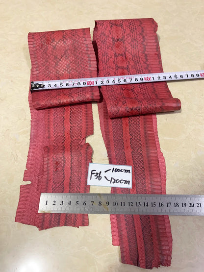 Leather Snake Skin for Phone Case and Belt DIY,Handmade Watch Strap Making Materials, Color Series, Special Offer