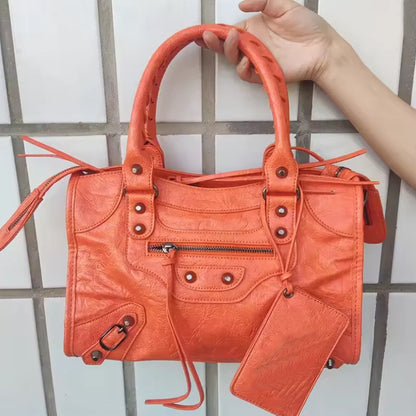 Handbags For Women 2026 New High Capacity Shoulder Bags Motorcycle Lady Travel Bag Luxury Brand Hobos Bags Cross-body Handbags