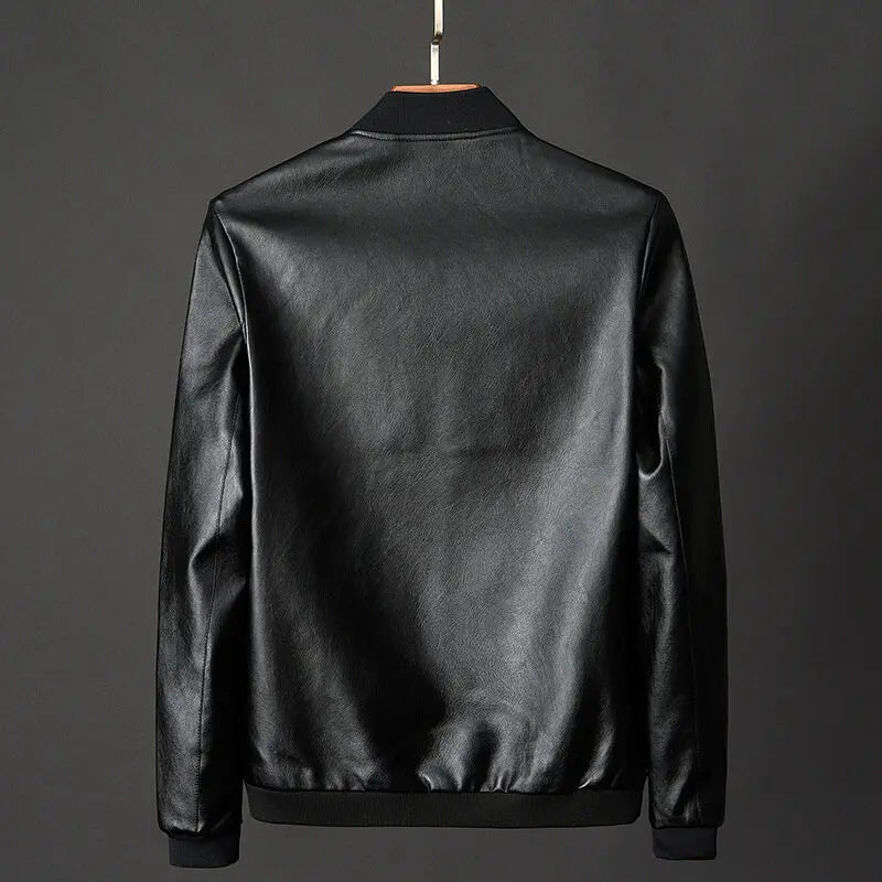 Men's Jackets Men's Spring Autumn Leather New Popular Korean Style Slimming Trends