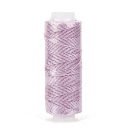 0.65mm Leather Waxed Thread Cord Polyester Coated Sewing Thread DIY Handmade Leather Stitching Rope Bracelets Jewelry 25M