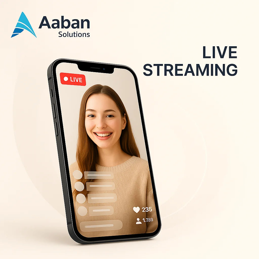 Top-Selling Live Streaming App Development - Custom Branded Android & iOS Solution with HD Streaming & Real-Time Chat Features