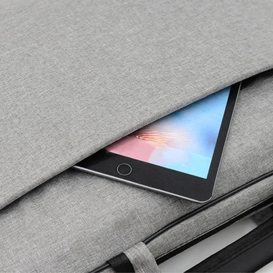 15.6/17 Inch Business Laptop Bag with Handle Briefcase Portable Laptop Bags Solid Color Shoulder Strap Laptop Shoulder Bag