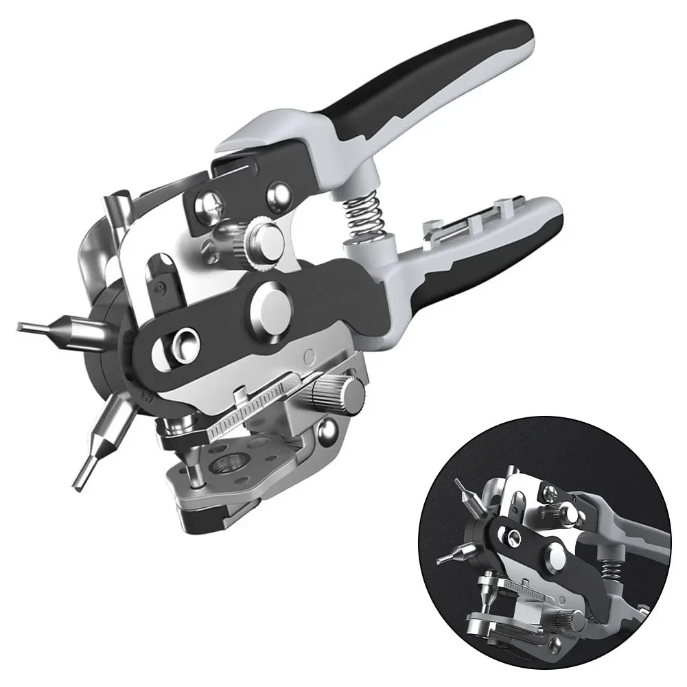 Leather Hole Punch Leather Tools Multifunctional Belt Puncher Household Punching Tool Handhold Belt Hole Puncher Crafts Tool