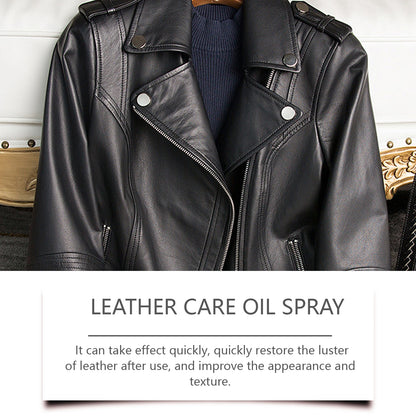 120ml Leather Care Oil Spray Leather sofa boots, leather jacket, stain removal, maintenance, refurbished care oil