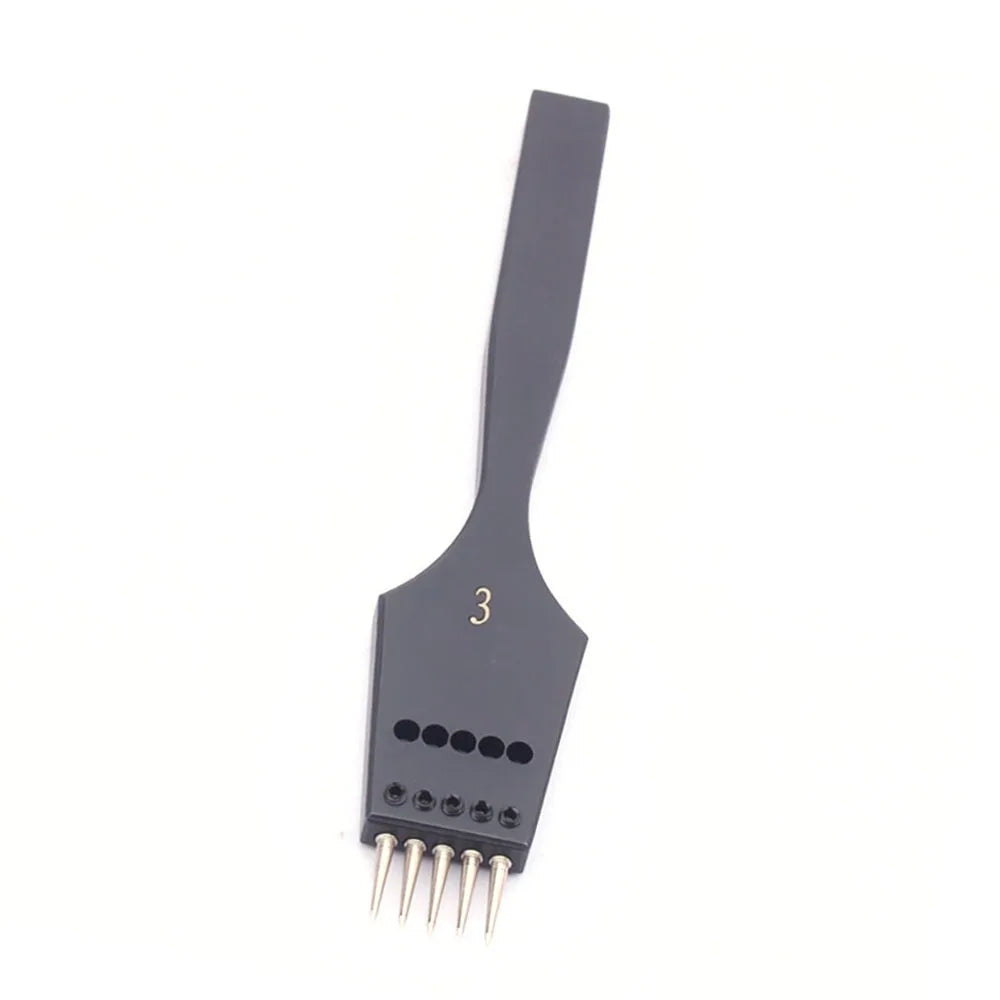 Leather Punch Tool Sharp Head Replaceable Pricking Iron Removable Round Hole Punch DIY Leather Craft Chisel 4 Size Available