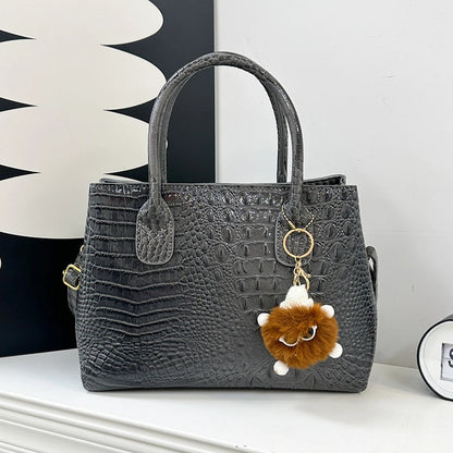 Ladies Quality Leather Shoulder Bags for Women 2026 Luxury Designer Handbags Classic Female Commute Fashion Large Capacity Tote