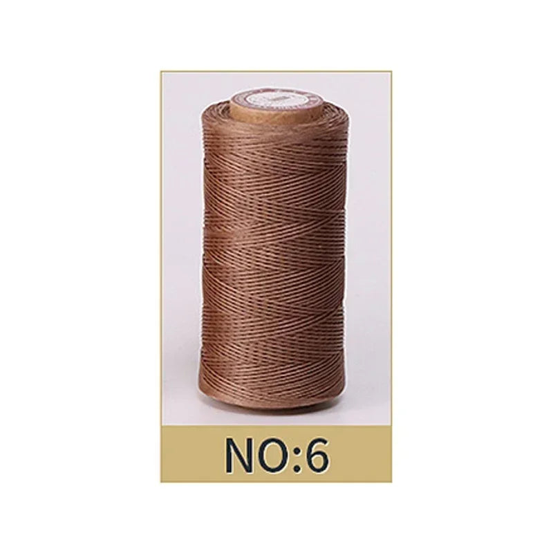 50M 0.8Mm Thickness Waxed Thread For Leather Waxed Cord For Diy Handicraft Tool Hand Stitching Thread Flat Waxed Sewing Line