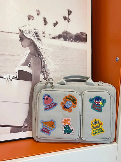 Creative Laptop Bag High Capacity Shoulder Handbag 13.3 14 15.6 16 Inch For Macbook Air Pro HP Huawei Asus Dell Lenovo ASUS Acer