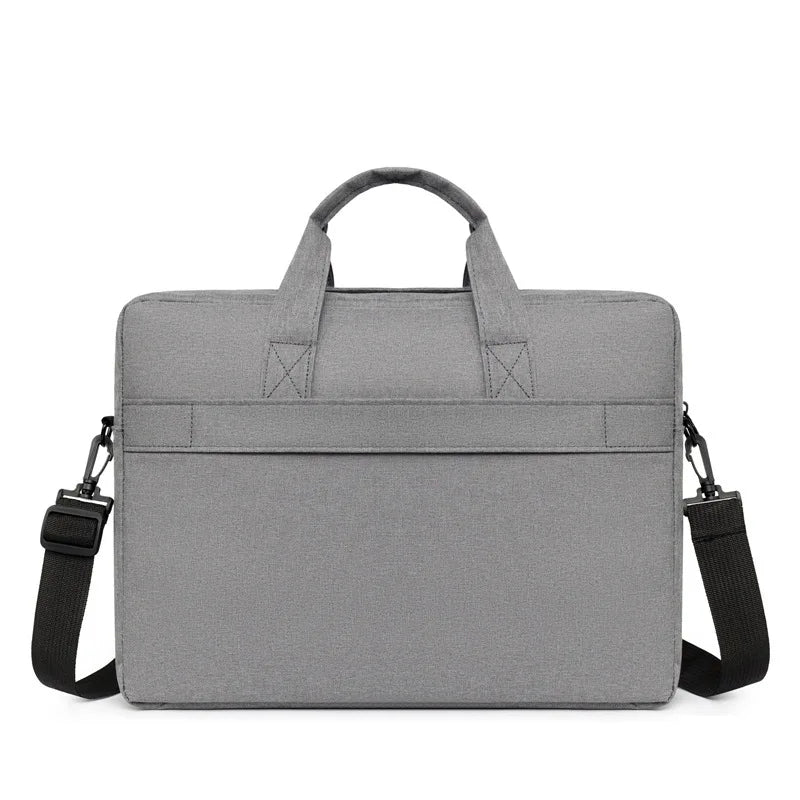 Laptop shoulder bag, men's laptop bag, large capacity business briefcase, inner bag storage