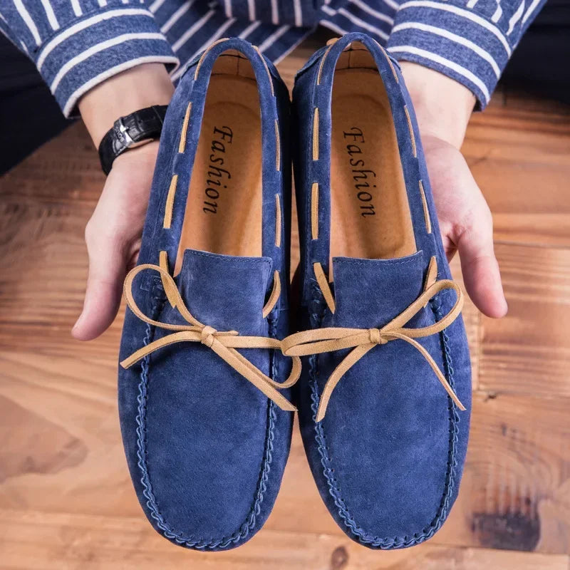 2023 Leather Men Casual Shoes Luxury Brand comfortable Slip on Formal Loafers Men Moccasins Italian Soft Male Driving Shoes