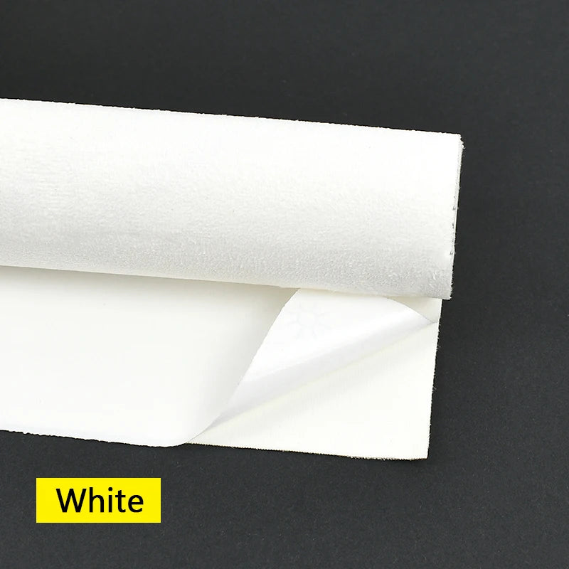 20*30-100*143cm Synthetic Leather Self-adhesive Fabric Car Interior Suede Adhesive Fabrics Door Velvet Decor Cloth DIY Accessory