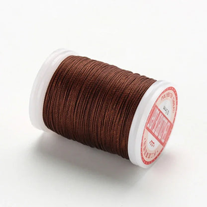 Waxed Thread For Leather DIY Accessories Leather Craft Sewing Thread Round Waxed Thread Polyester Cord Wax Coated Strings